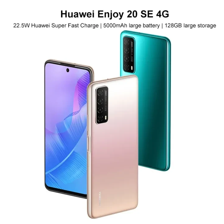 Huawei Enjoy 20 SE 4G PPA-AL20, 4GB+128GB, China Version, Triple Back Cameras, 5000mAh, Fingerprint Identification, 6.67 inch EMUI 10.1 (Android 10.0) HUAWEI Kirin 710A Octa Core up to 2.0GHz, Network