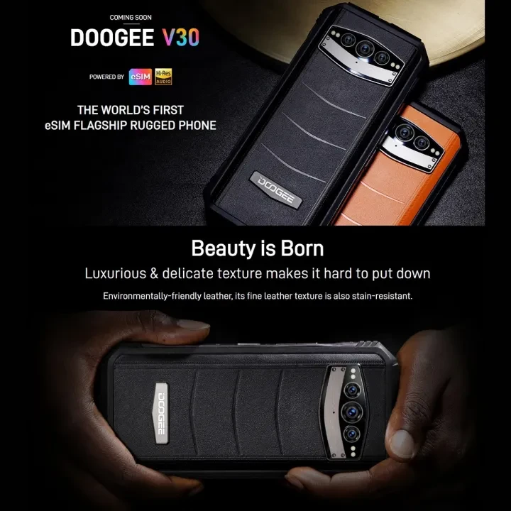 DOOGEE V30 5G Rugged Phone, 108MP Camera, Night Vision, 8GB+256GB, 10800mAh, Triple Back Cameras, Side Fingerprint Identification, 6.58 inch Android 12.0 Dimensity 900 Octa Core up to 2.4GHz, Network: