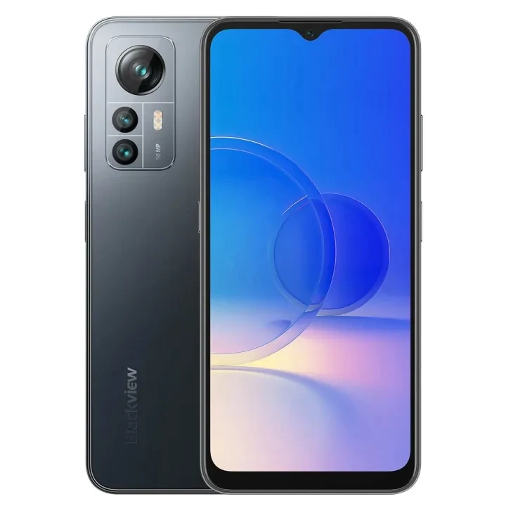 Blackview A85, 50MP Camera, 8GB+128GB, Side Fingerprint Identification, 4480mAh, 6.5 inch Android 12.0 UNISOC T606 Octa Core up to 1.6GHz, Network: 4G, Dual SIM, OTG, NFC(White)