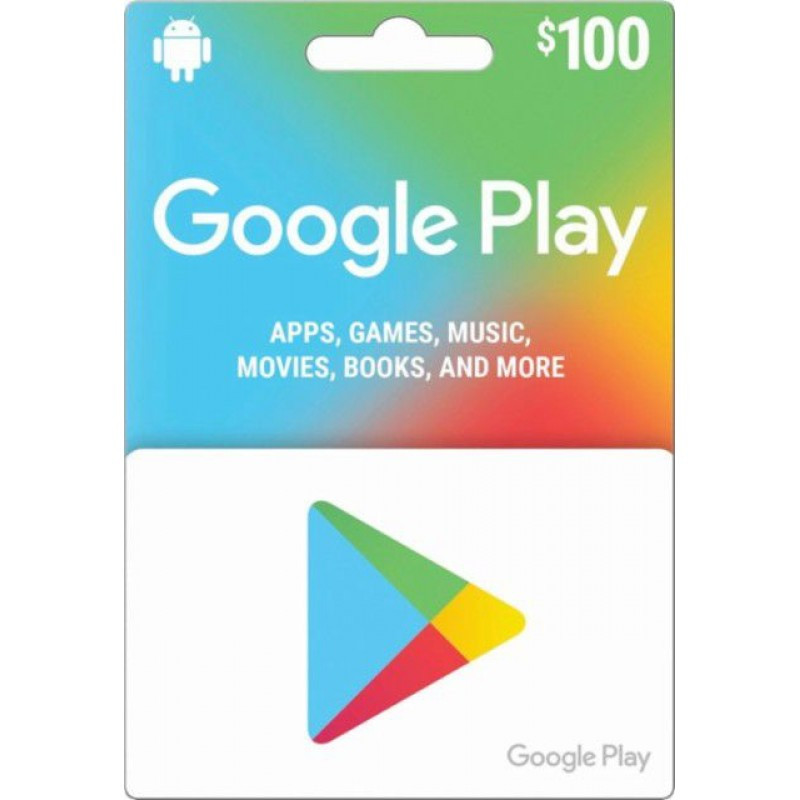 $100 Google Play Gift Card (US)