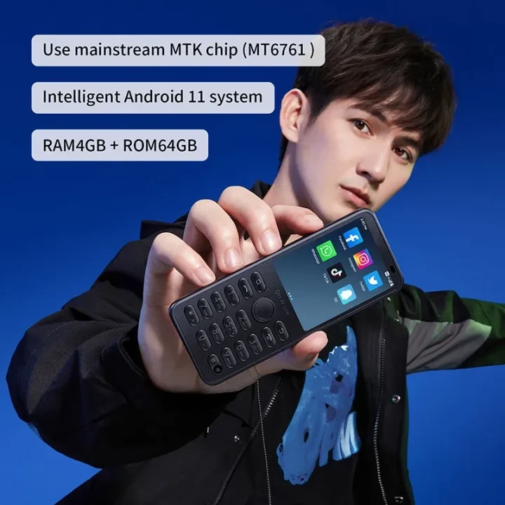 QIN F21 Pro, 3GB+32GB, 2.8 inch, Android 11 MTK6761 Quad-core up to 2.0GHz, 21 Keys, Network: 4G (White)